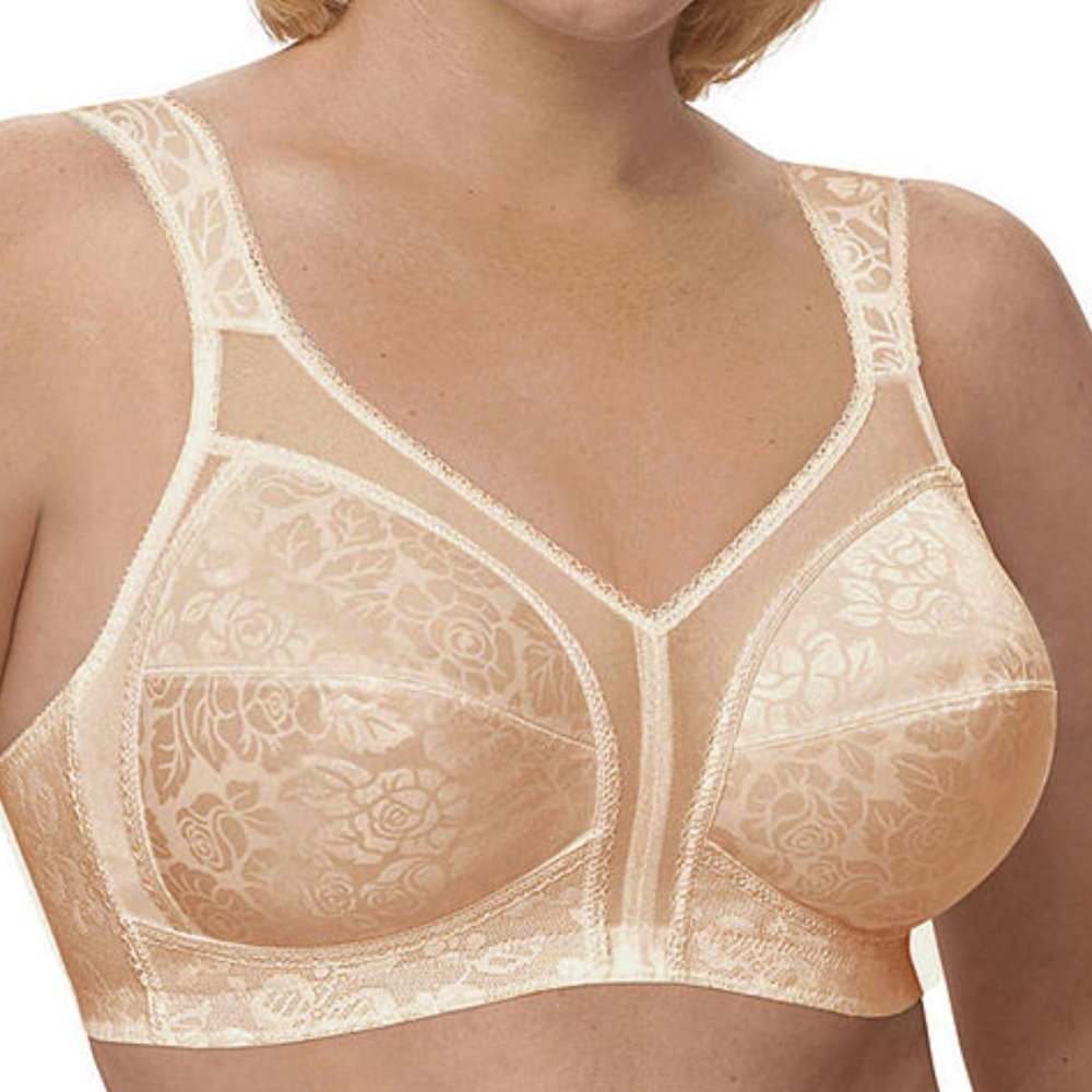 🪶Underscore Cushion Strap Wireless Unlined Full Coverage Bra-2788